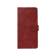 Rixus Bookcase For Samsung Galaxy S24 5G S921B Dark Red