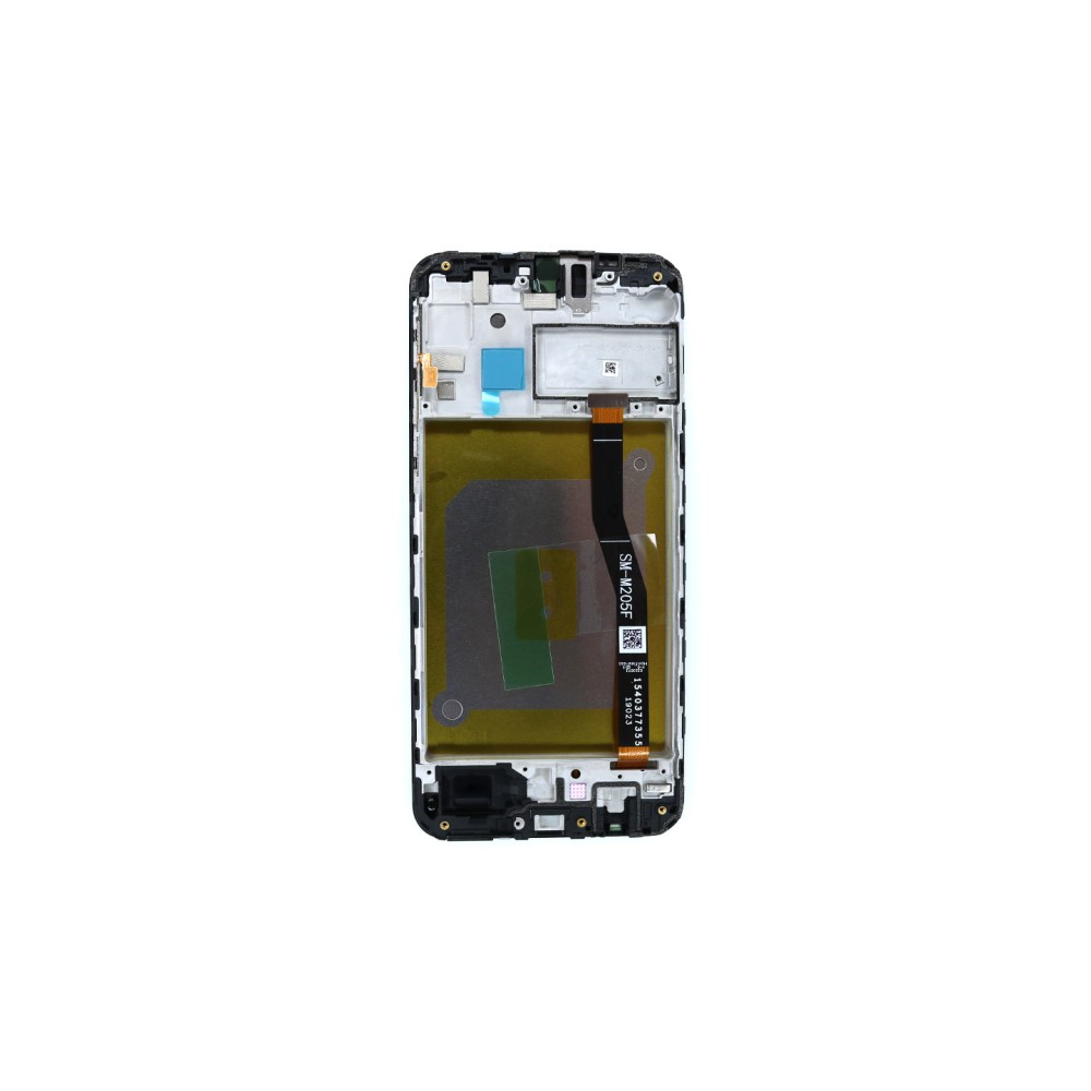 Samsung Galaxy M20 M205F Display And Digitizer With Frame Black Service Pack