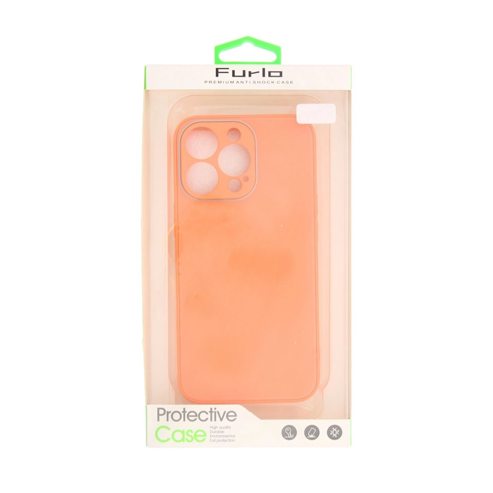 Furlo Protective Shining TPU Case For iPhone 13 Pro - Orange