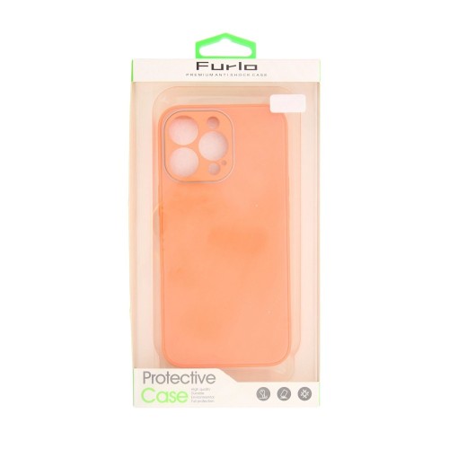 Furlo Protective Shining TPU Case For iPhone 13 Pro - Orange