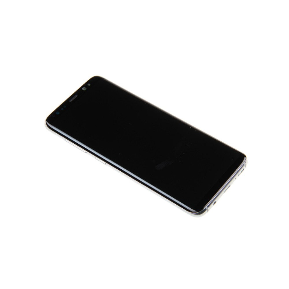 Samsung Galaxy S8 G950F Display And Digitizer With Frame Silver Service Pack
