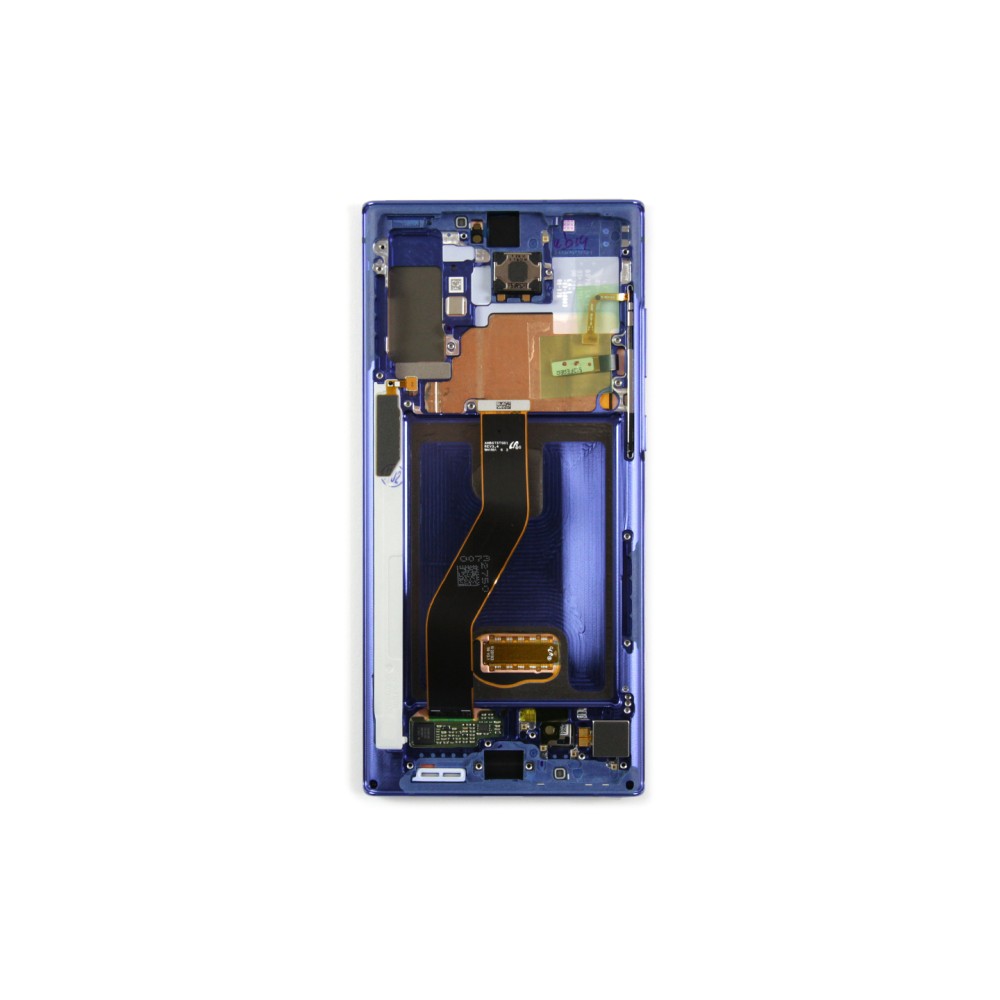 Samsung Galaxy Note 10 Plus N975F Display And Digitizer With Frame Aura Blue Service Pack