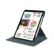 For iPad Air, Air 2 9.7 PU Leather Protective Case Midnight Green
