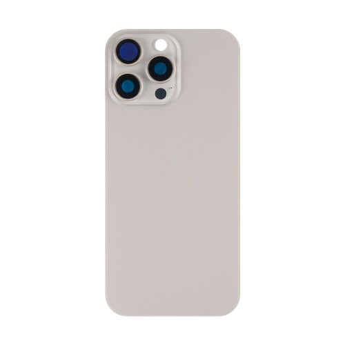 For iPhone 16 Pro Max Extra Glass With NFC, Enlarged Camera Frame Natural Titanium