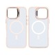 Rixus Classic 03 Case With MagSafe For iPhone 16 Pro Max Light Pink
