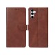 Rixus Bookcase For Samsung Galaxy S25 S9310 Brown