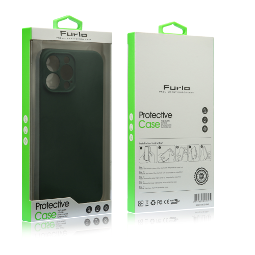 Furlo Protective Slim TPU Case For iPhone X/XS - Dark Green