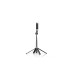 Rixus RXSF08 Aluminum High Quality Selfie Stick With Double Led Light Black