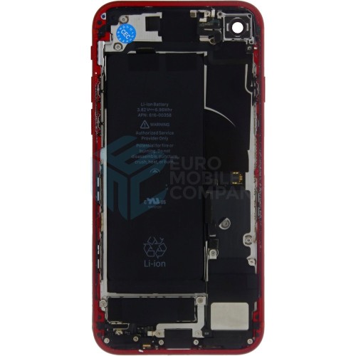 iPhone 8 Middle Frame OEM Pulled (A) Complete With Parts & Battery - Red