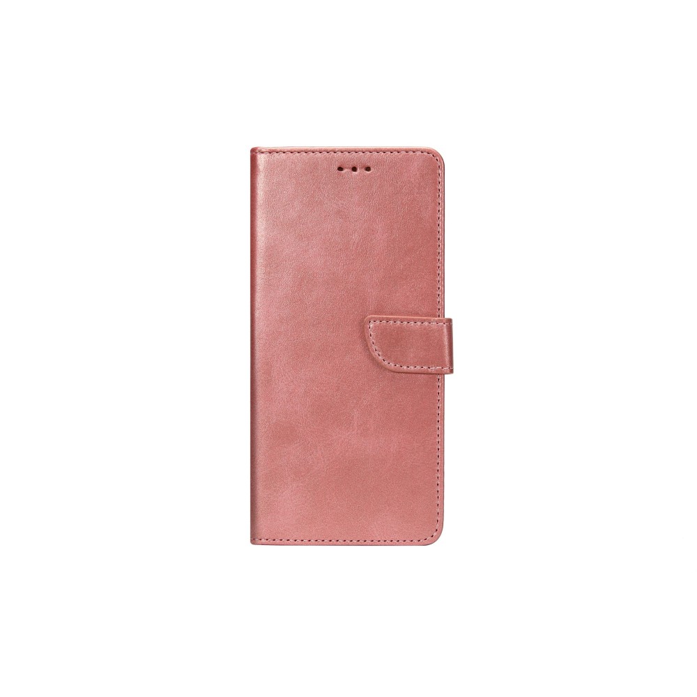 Rixus Bookcase For Samsung Galaxy A01 A015F Pink