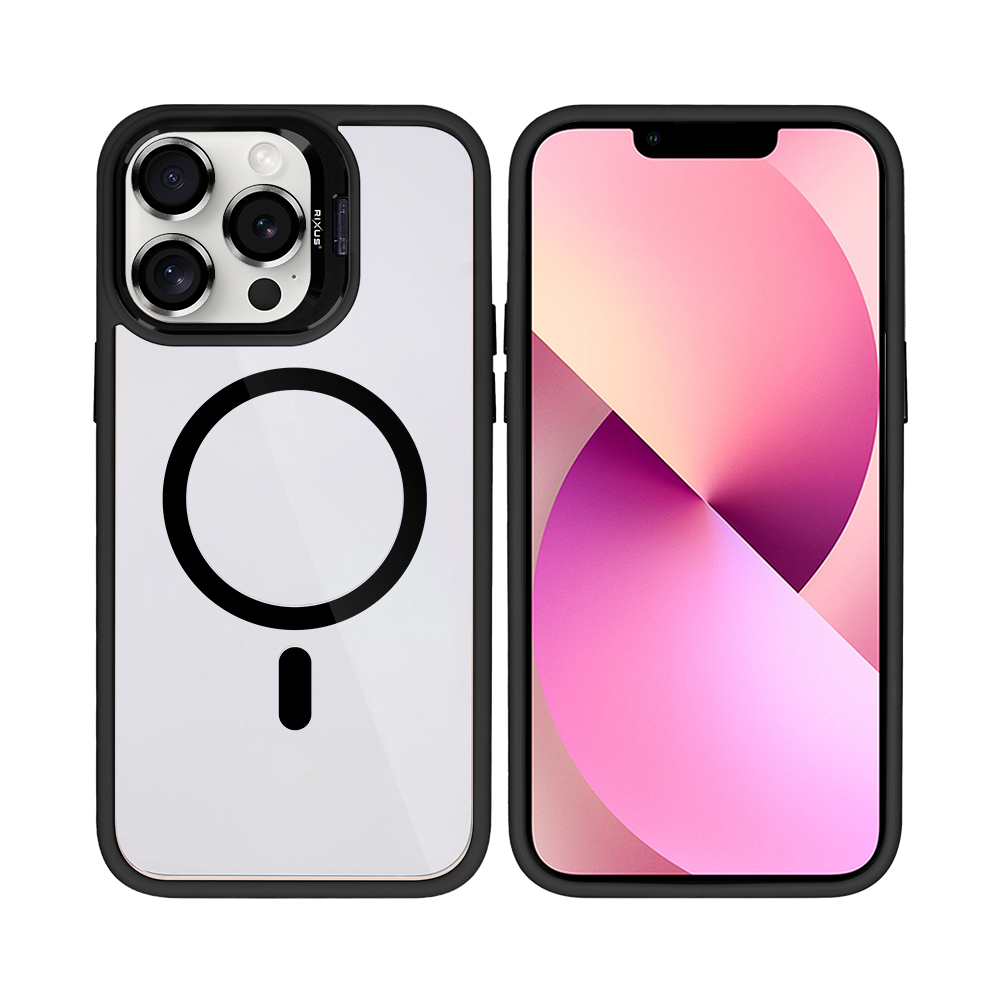 Rixus Classic 03 Case With MagSafe For iPhone 13 Pro Max Black