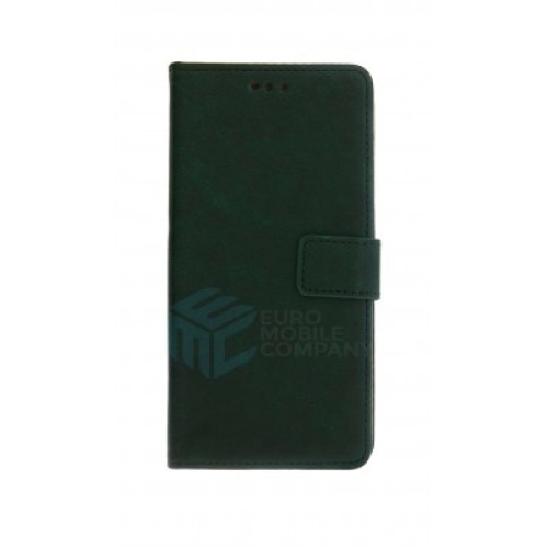 Rixus Bookcase For Samsung Galaxy S22 5G S901B Dark Green
