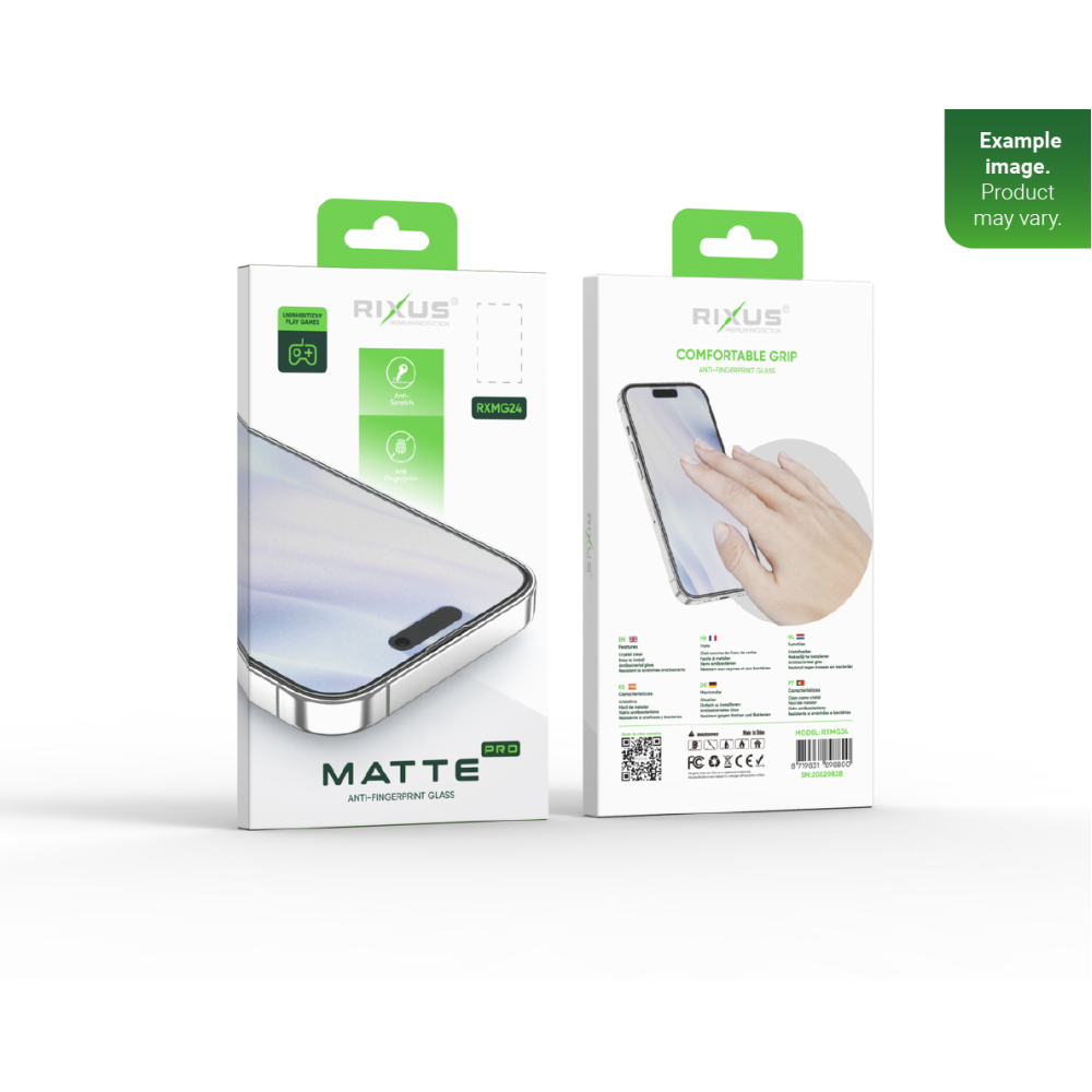 Rixus For iPhone 13 Mini Tempered Glass Matte