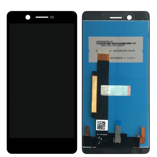 Nokia 7 Display And Digitizer Without Frame Black OEM