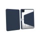 For iPad Air, Air 2 9.7 PU Leather Protective Case Dark Blue