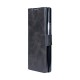 Rixus Wallet Case For Samsung Galaxy Z Fold 5 With Pen Holder Black