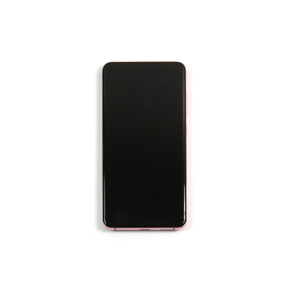 Samsung Galaxy S20 G980F, S20 5G G981F Display And Digitizer With Frame Cloud Pink Service Pack