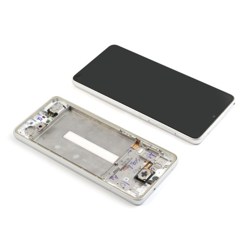 Samsung Galaxy A33 5G A336B Display And Digitizer With Frame Awesome White Service Pack