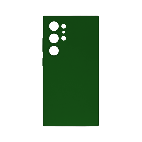Rixus For Samsung Galaxy S24 Ultra 5G S928B Soft TPU Phone Case Dark Green