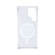 Rixus For Samsung Galaxy S24 Ultra 5G S928B Anti-Burst Case With MagSafe Transparent