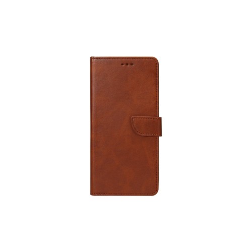 Rixus Bookcase For Samsung Galaxy A01 A015F Brown