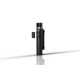 Rixus RXSF08 Aluminum High Quality Selfie Stick With Double Led Light Black