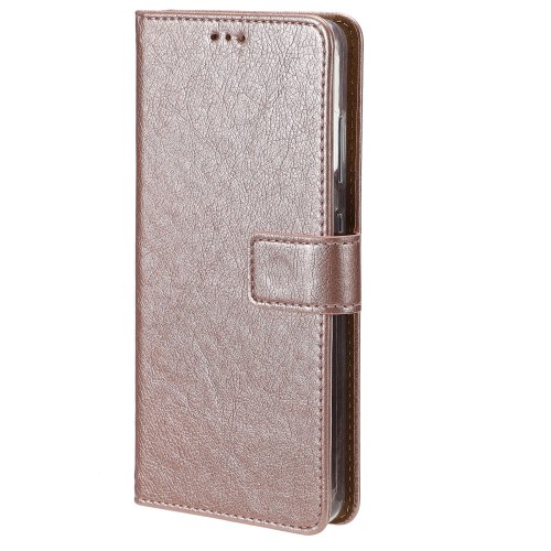 Rixus Bookcase For Samsung Galaxy A22 5G A226B Pink