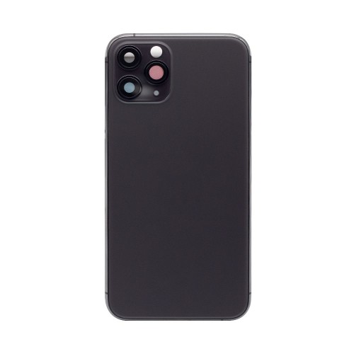 For iPhone 11 Pro Complete Housing Incl All Small Parts Without Battery and Back Camera (Black)