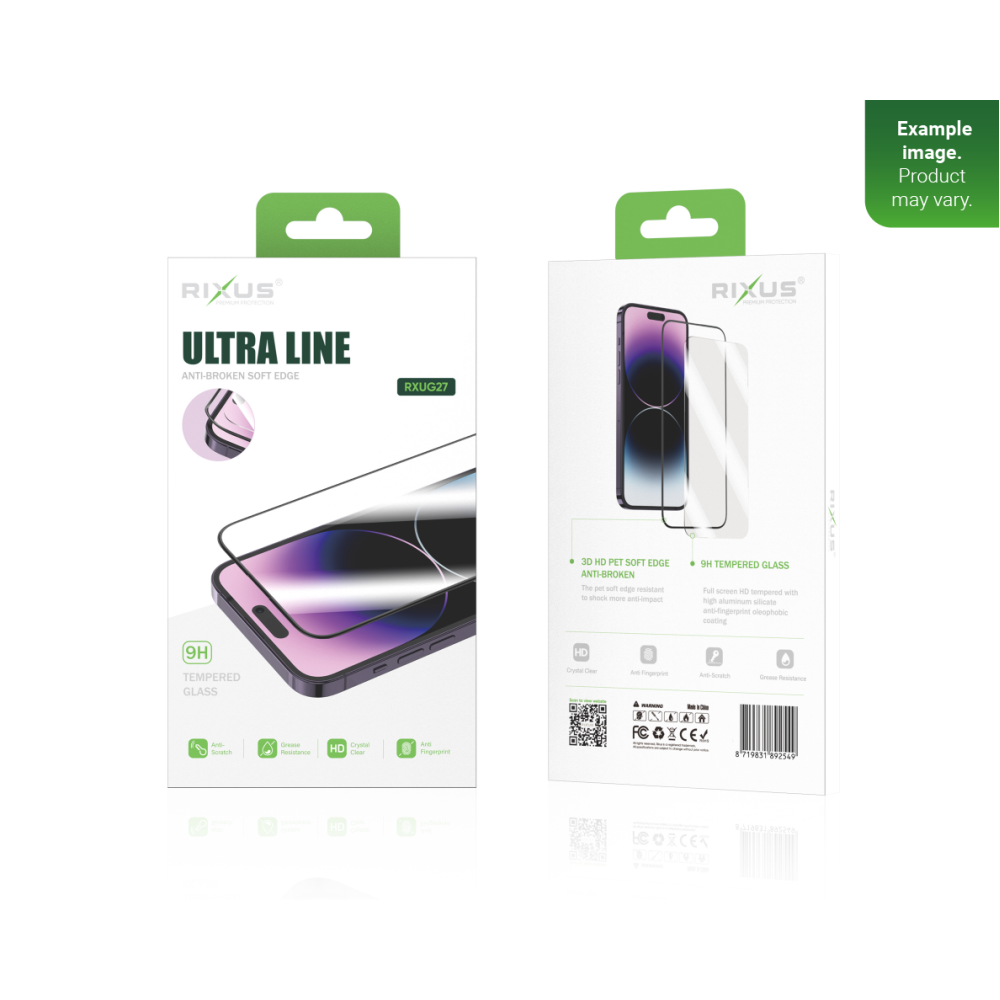 Rixus For iPhone 15 Pro Max Tempered Glass Ultra Thin