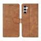 Rixus Bookcase For Samsung Galaxy S25 S9310 Light Brown
