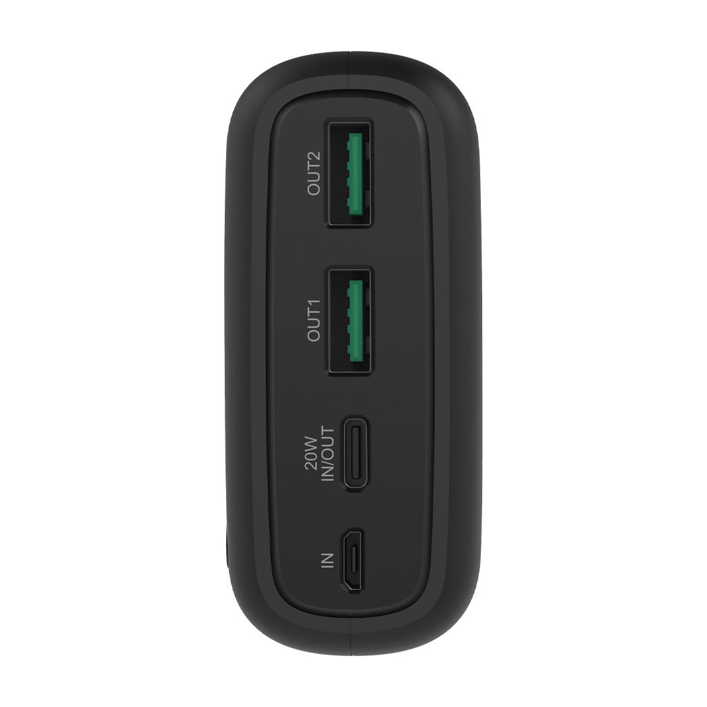 Rixus RXPB38B High Capacity Power Bank 30.000mAh Black