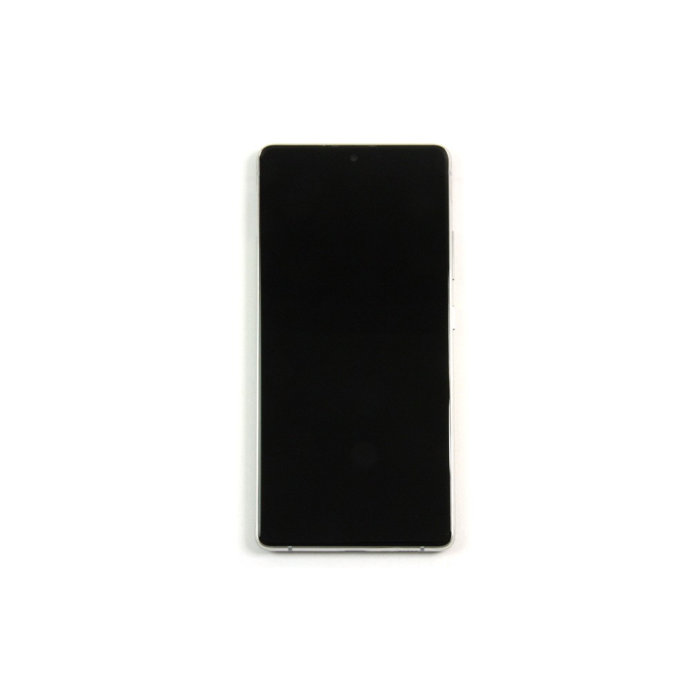 Samsung Galaxy S10 Lite G770F Display And Digitizer With Frame Prism White Service Pack
