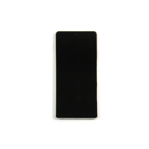 Samsung Galaxy S10 Lite G770F Display And Digitizer With Frame Prism White Service Pack