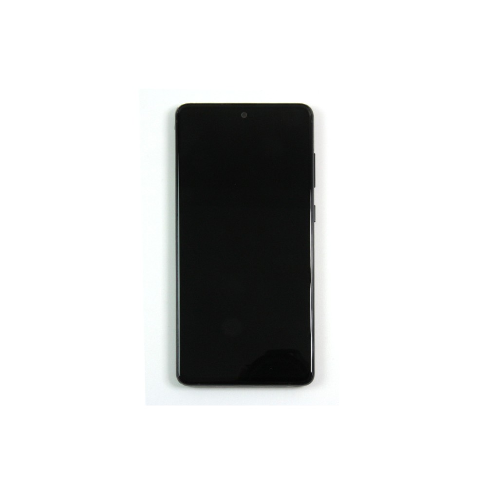 Samsung Galaxy Note 10 Lite N770F Display And Digitizer With Frame Aura Black Service Pack