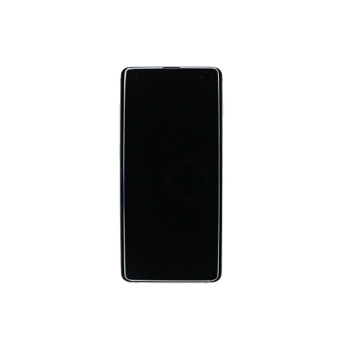 Samsung Galaxy S10 Plus G975F Display And Digitizer With Frame Ceramic White Service Pack