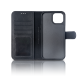 Rixus For iPhone 15 Plus Duo Magnetic Detachable Wallet Black