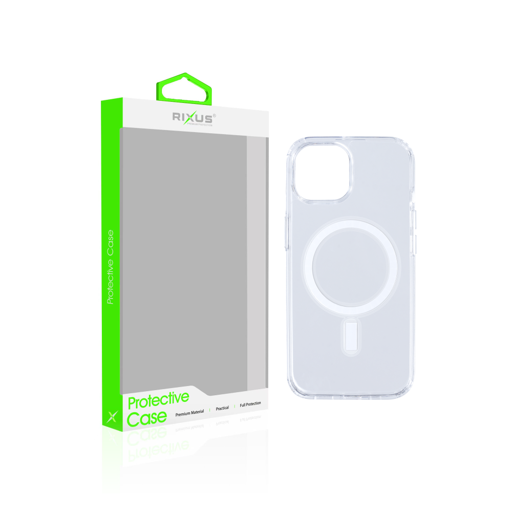 Rixus Clear Case With Magsafe For iPhone 15