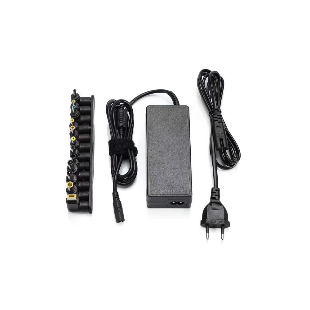 Rixus RXLC20 Universal Laptop Charger 90W With 12 Connectors Black