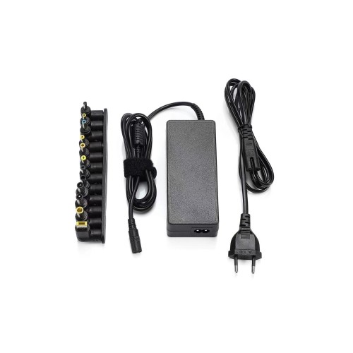 Rixus RXLC20 Universal Laptop Charger 90W With 12 Connectors Black