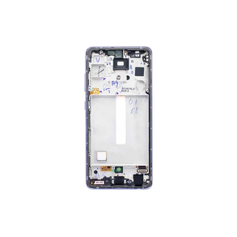 Samsung Galaxy A52s 5G A528B Display And Digitizer With Frame Awesome Violet Service Pack