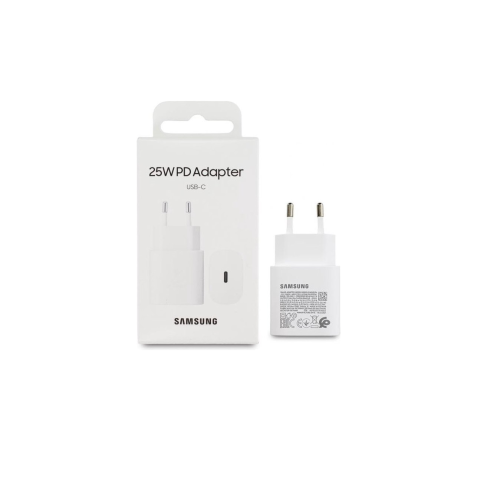 Samsung EP-TA800XW USB-C 25W PD Charger Including USB-C Cable White Retail Box