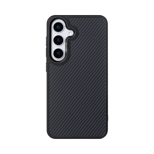 Rixus Mag Carbon With MagSafe For Samsung Galaxy S25 Plus S936B Titanium Black