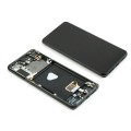 Samsung Galaxy S21 Plus 5G G996B Display And Digitizer With Frame Phantom Black Service Pack