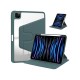 For iPad Air, Air 2 9.7 PU Leather Protective Case Midnight Green