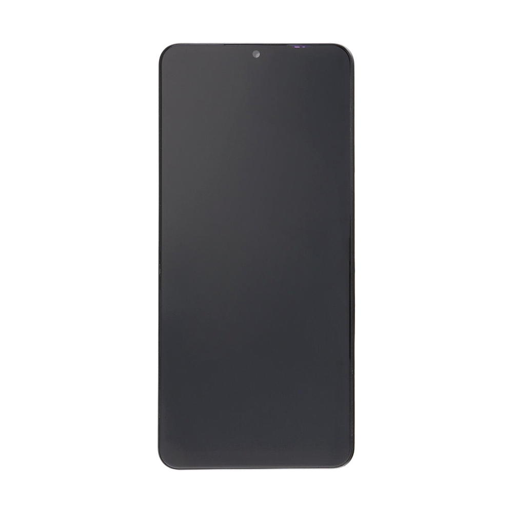 Samsung Galaxy A12 A125F Display And Digitizer With Frame Black Soft-OLED
