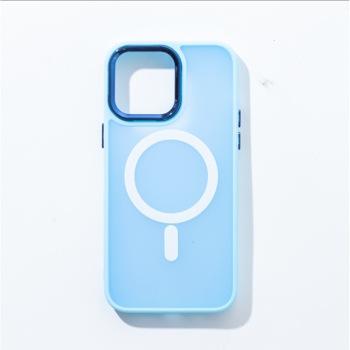 Magnetic Case For iPhone 13 Pro Max - Pastel Blue