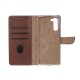 Rixus Bookcase For Samsung Galaxy S23 Plus S916B Brown