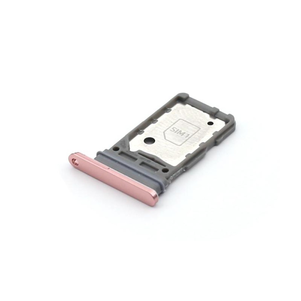 Samsung Galaxy S21 G991B Dual Sim Card Holder And Memory Card Holder (GH98-46193D) Pink Original