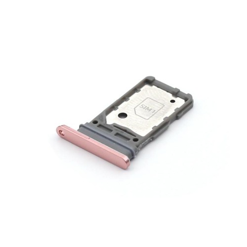 Samsung Galaxy S21 G991B Dual Sim Card Holder And Memory Card Holder (GH98-46193D) Pink Original