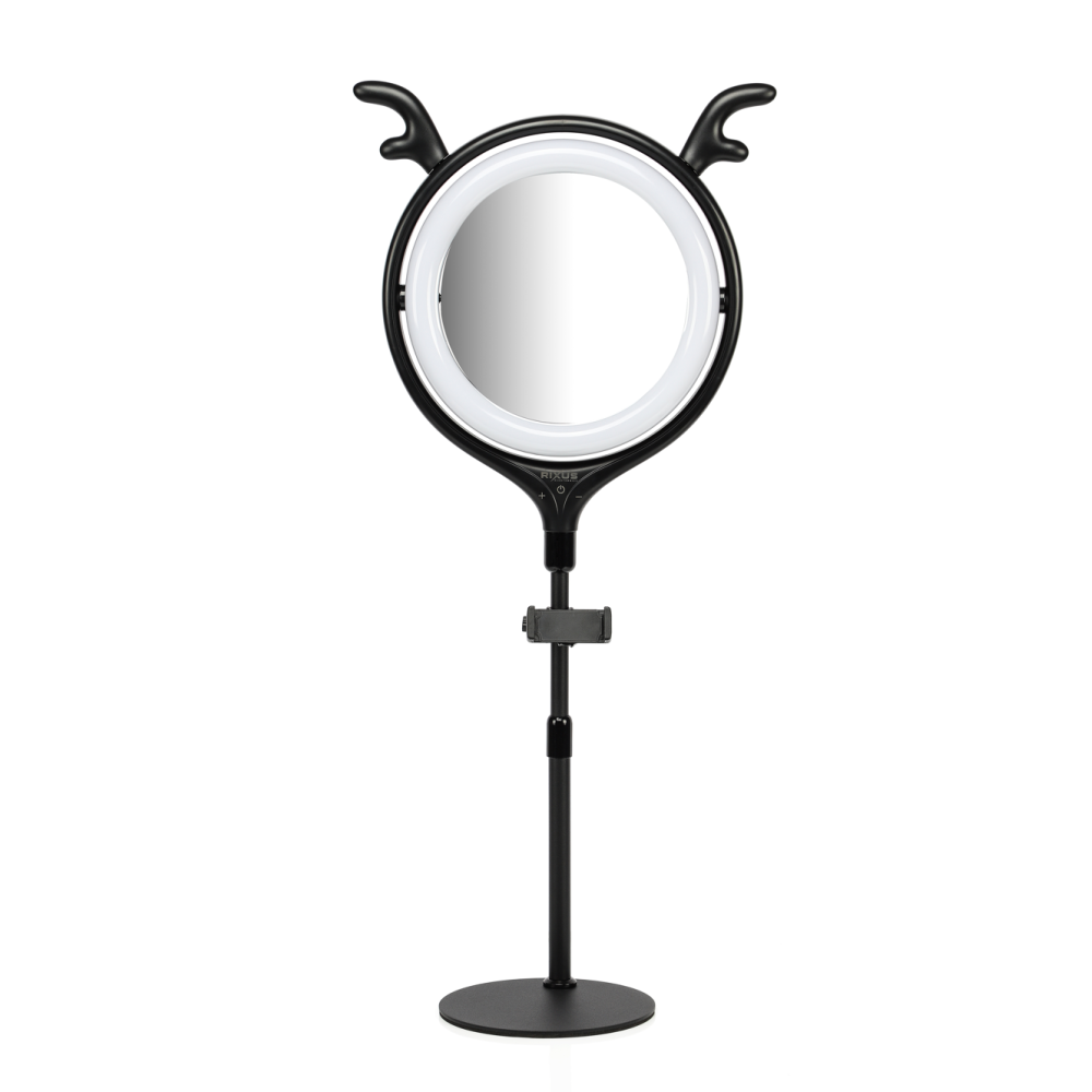 Rixus RXLG06 Selfie Ring Beauty Mirror Light White